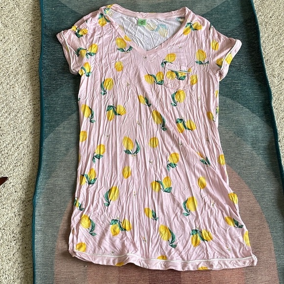 Honey Dew Lemon T Shirt Pajama Dress - Picture 5 of 8